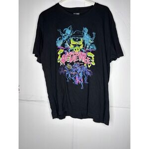 Blizzard Overwatch Halloween Terror Junkenstein Revenge Shirt Mens XL Black Jinx